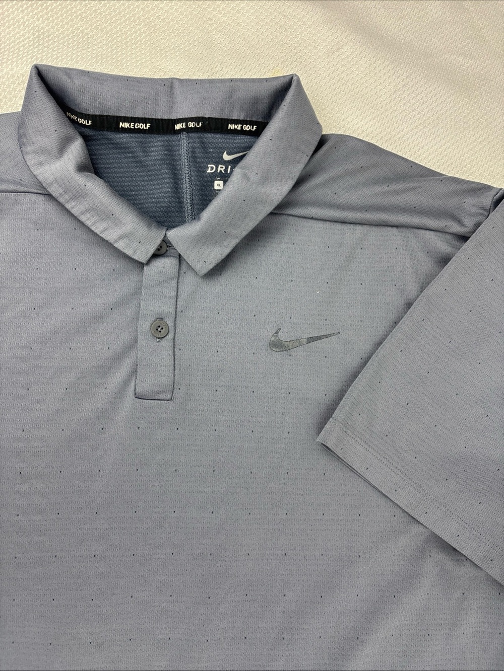 Nike Golf XL Men's Light Gray Heather Dri-FIT Polo